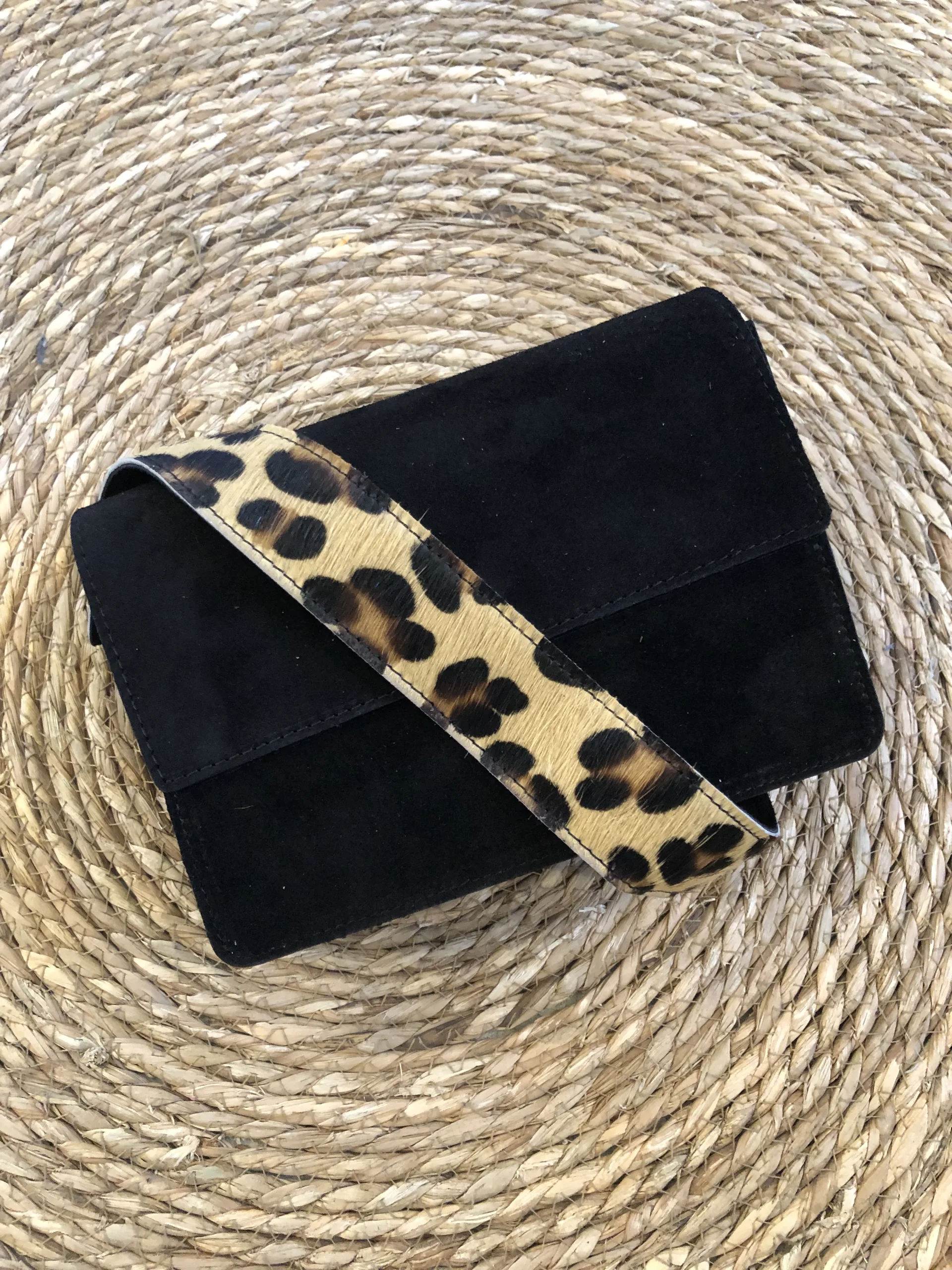 Tyra Bag - Suede Zwart