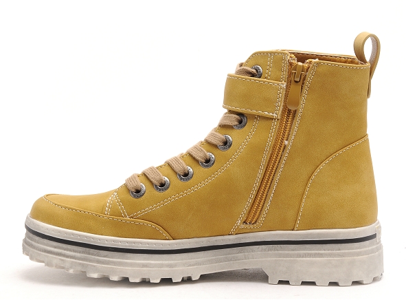 Dockers boots bottine plates femme 49vr301 jaune