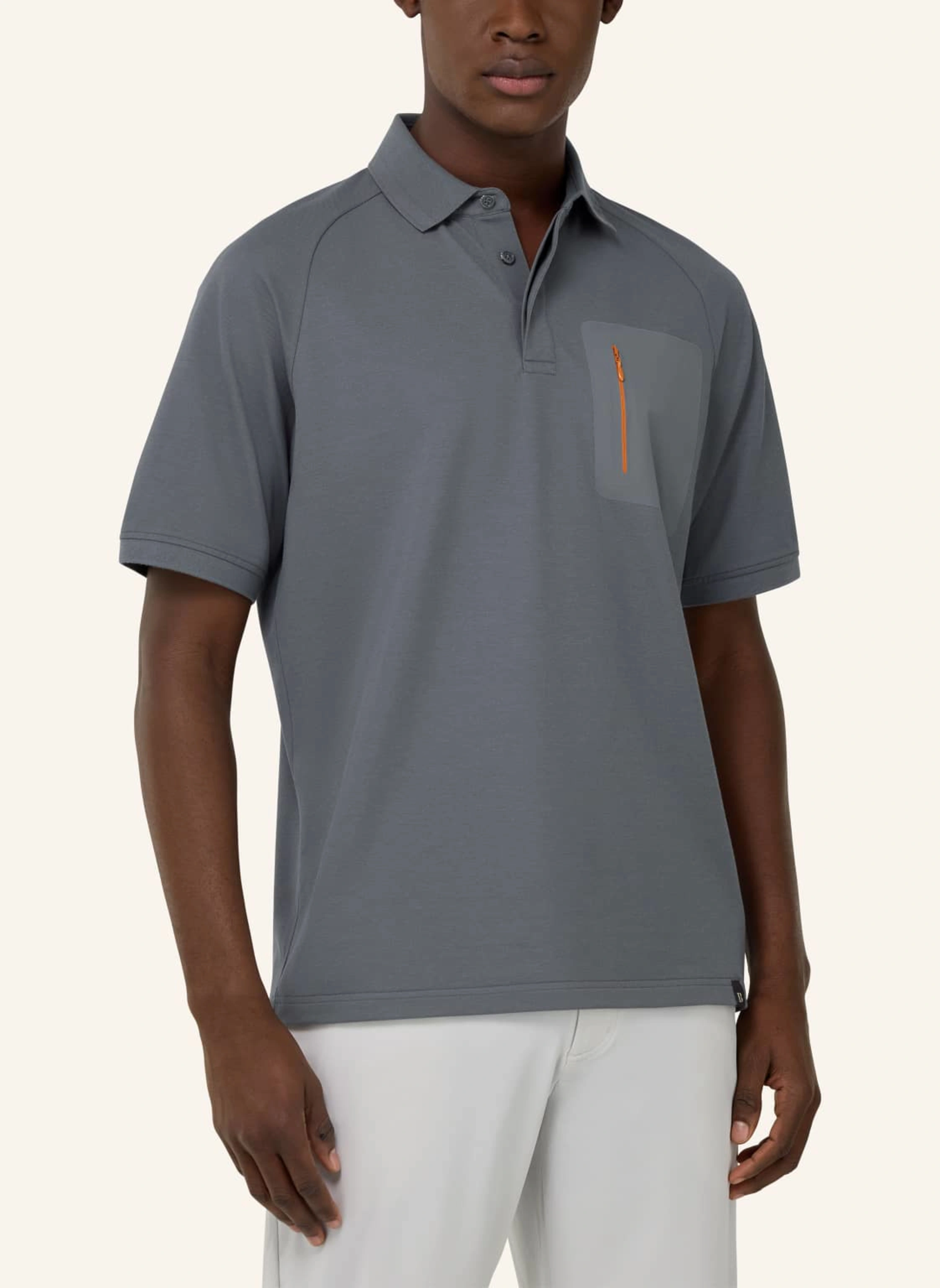 BOGGI MILANO Piqué-Poloshirt