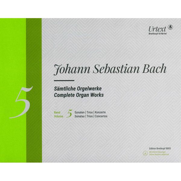 Breitkopf & Härtel Bach sämtliche Orgelwerke
