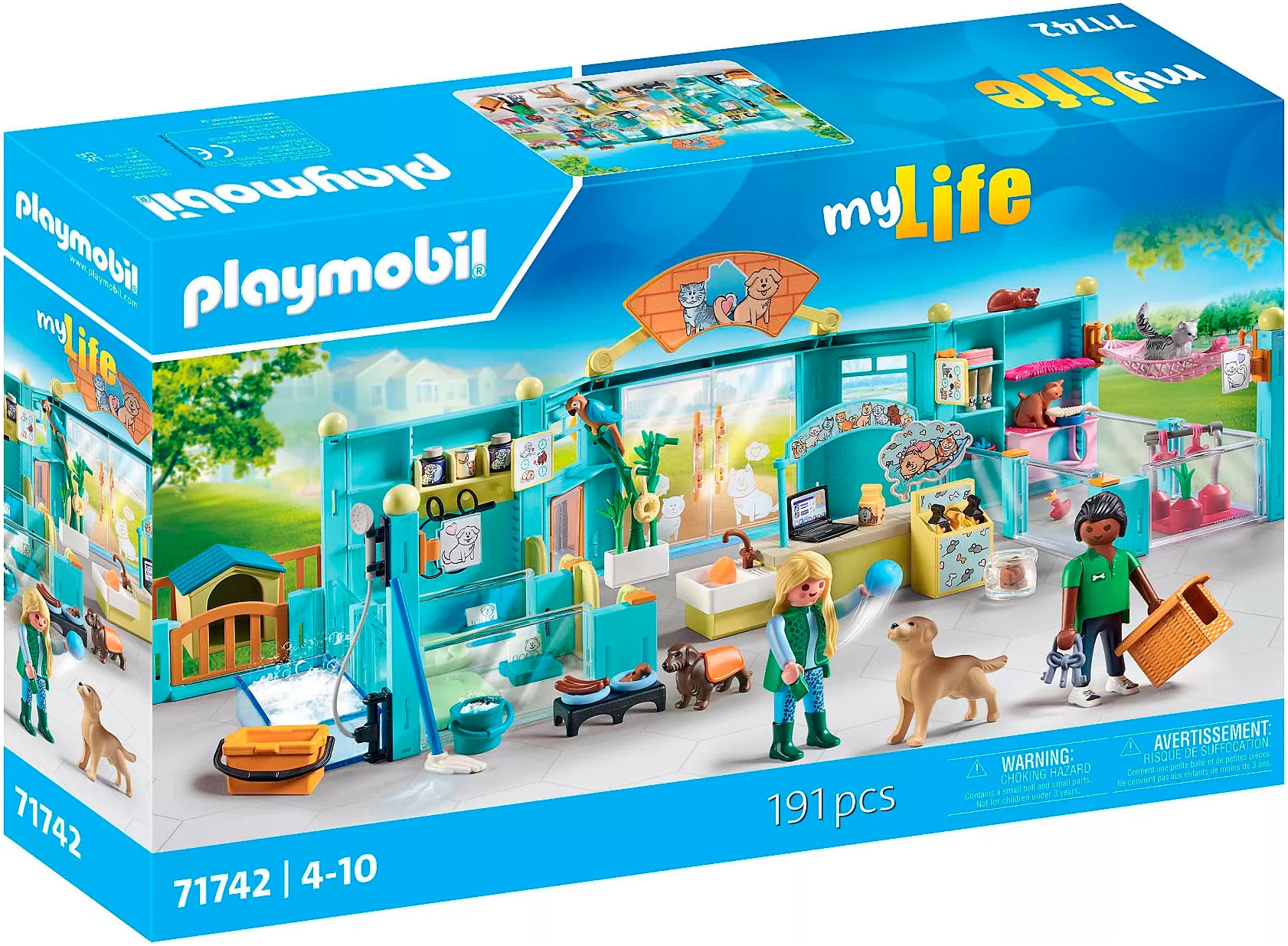 Playmobil® Konstruktions-Spielset »Tierhotel (71742), Playmobil My Life« Made in Europe
