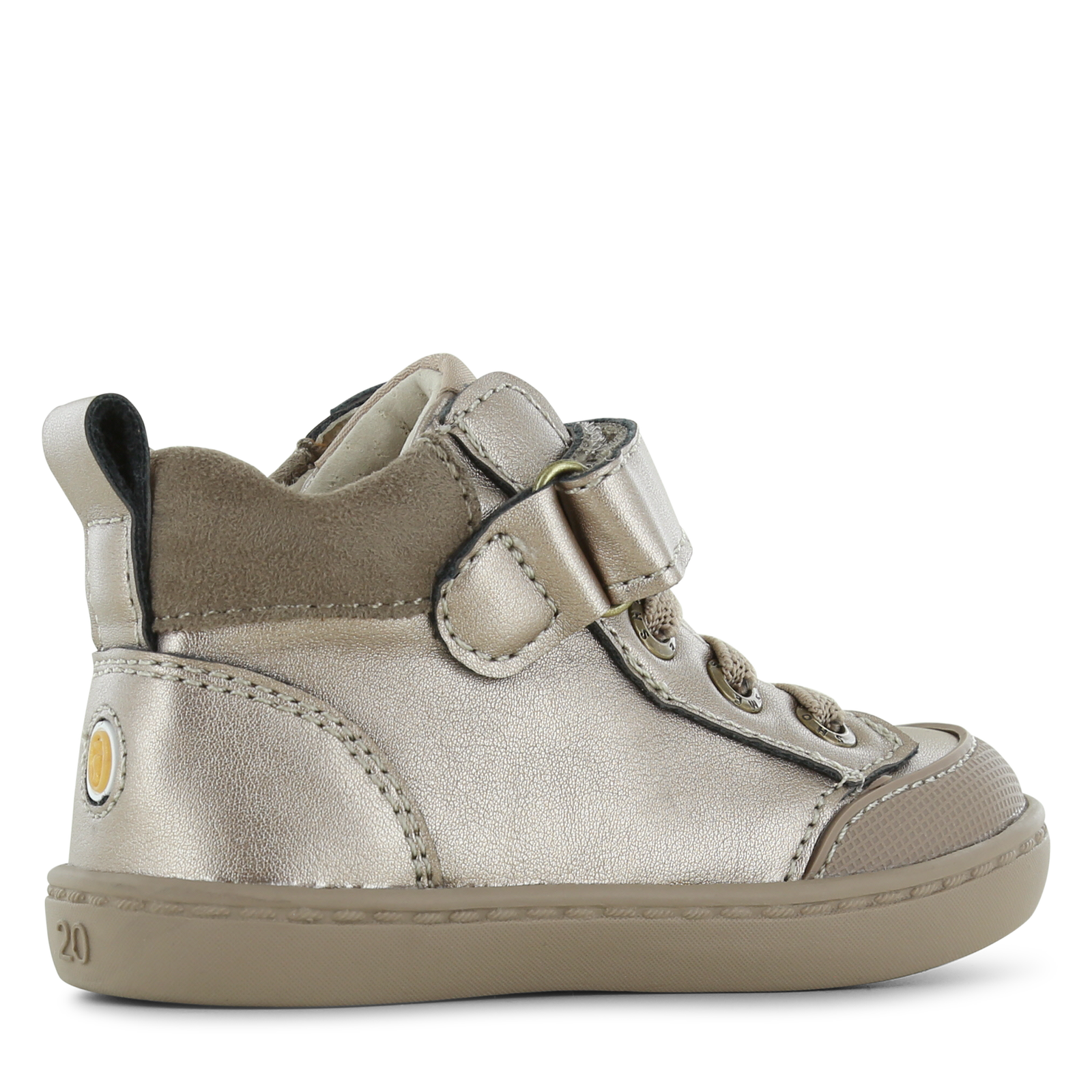 Shoesme champagne schoentje Metallic, Microfiber leer, Suède | Sale