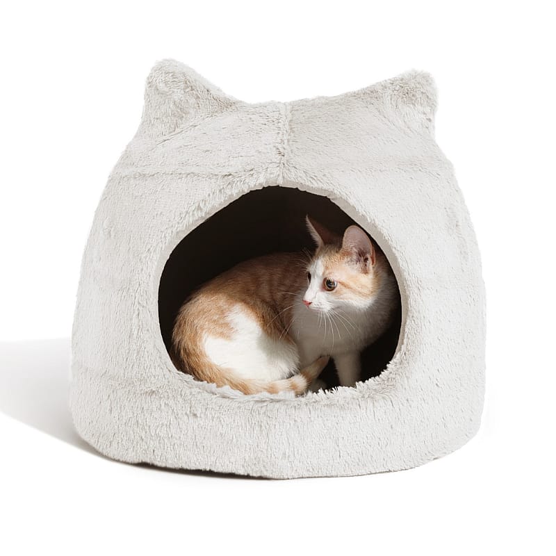 Outward Hound Meow Hut Pluche Kat  | Lichtgrijs | 20339.1