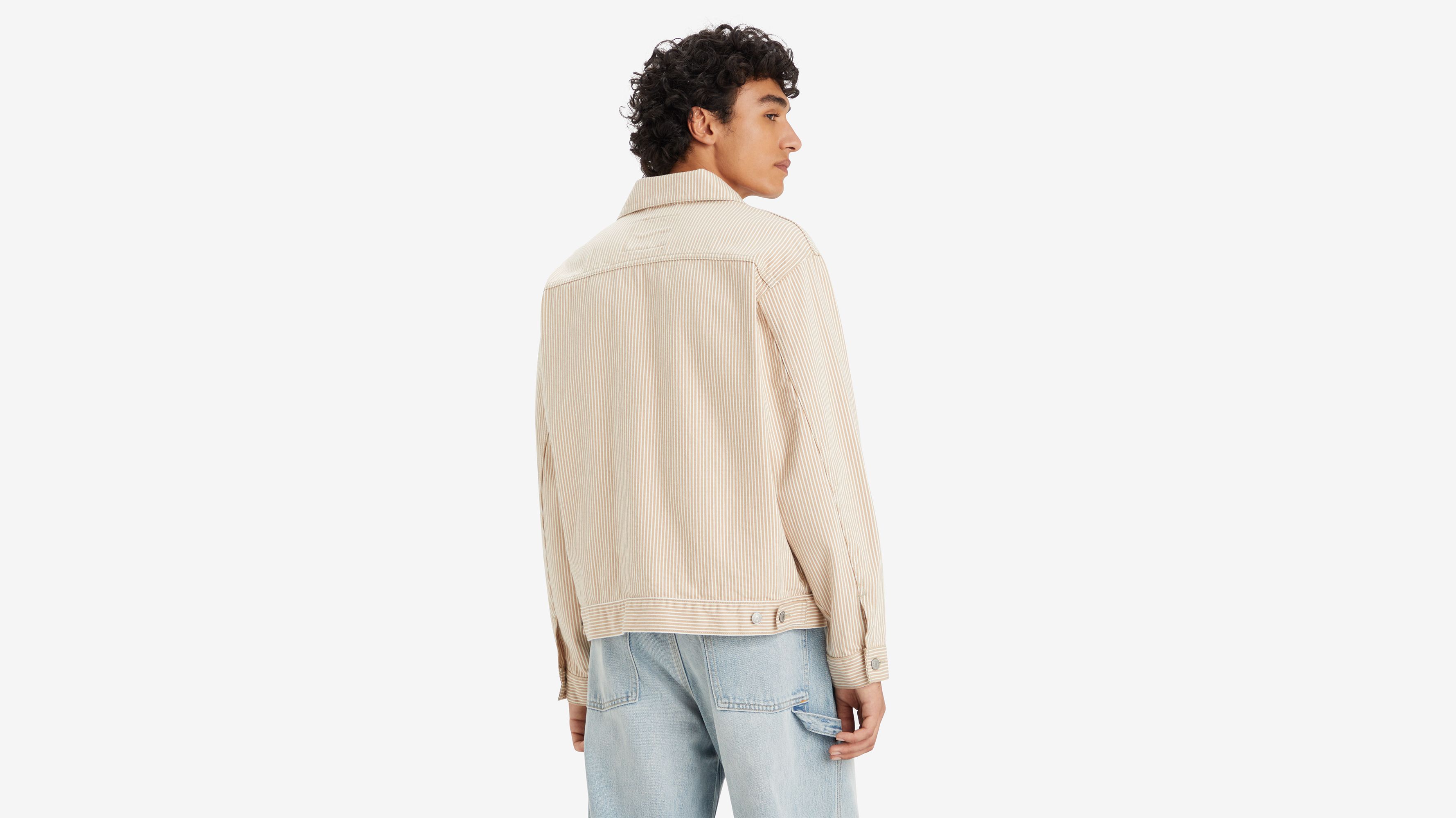 Veste Trucker Sunrise - Khaki Railroad - Beige