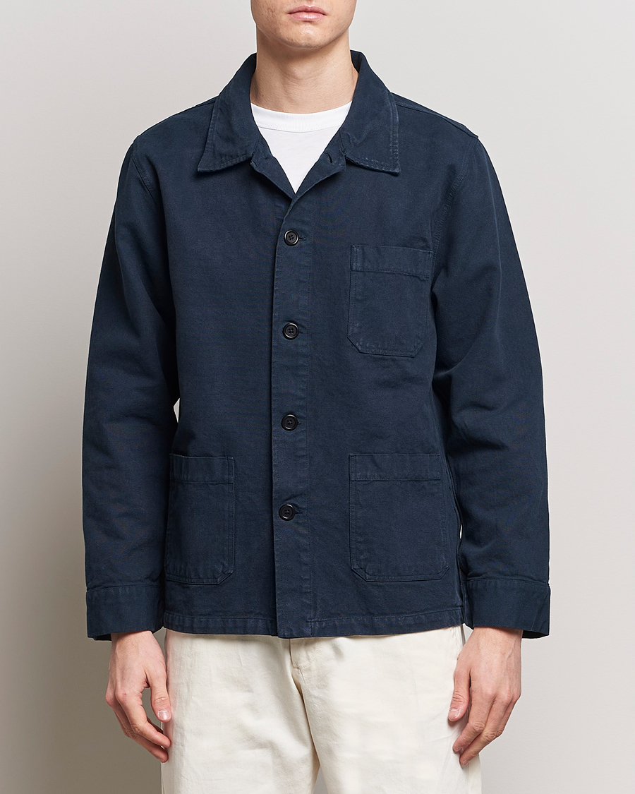 Colorful Standard Organic Workwear Jacket Navy Blue