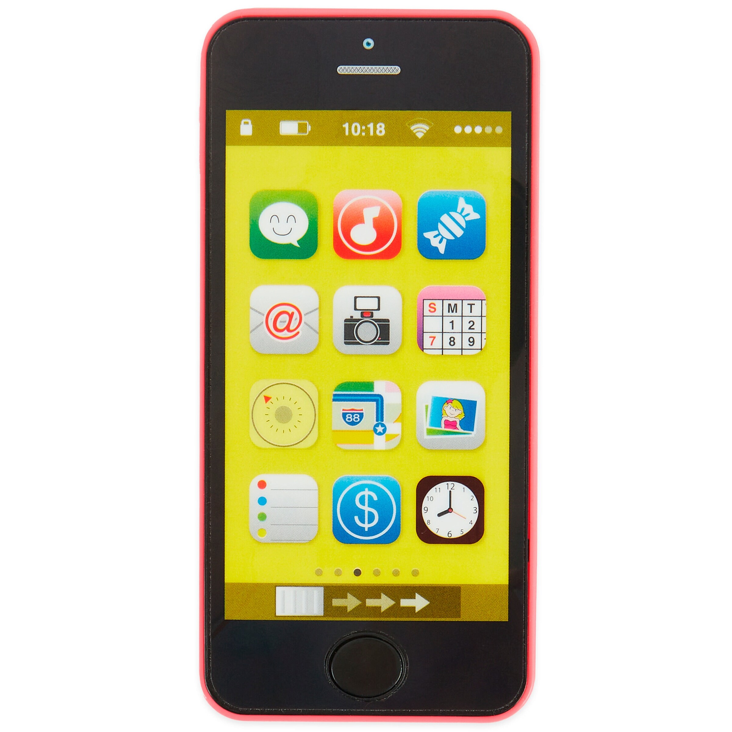 Bieco Lernspaß Kinder Smartphone Rosa