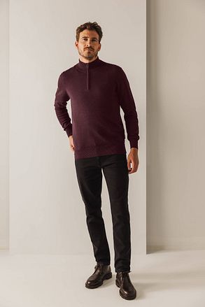 State Of Art Half Zip Trui Bordeaux 13124004-4900 kopen