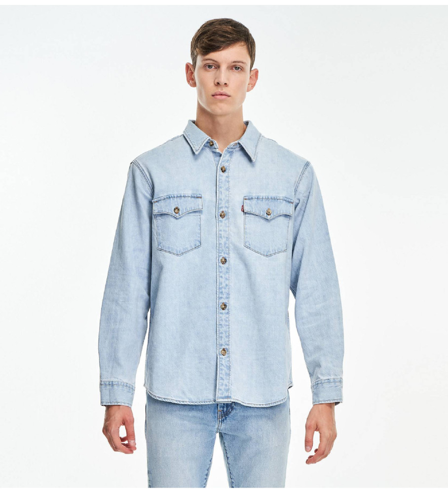 Levi's Camisa Western Fit Regular azul