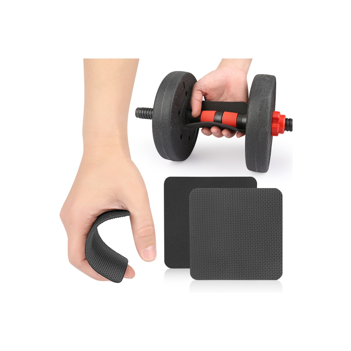 Gym Grip Workout Pads for styrketrening 10-pakning