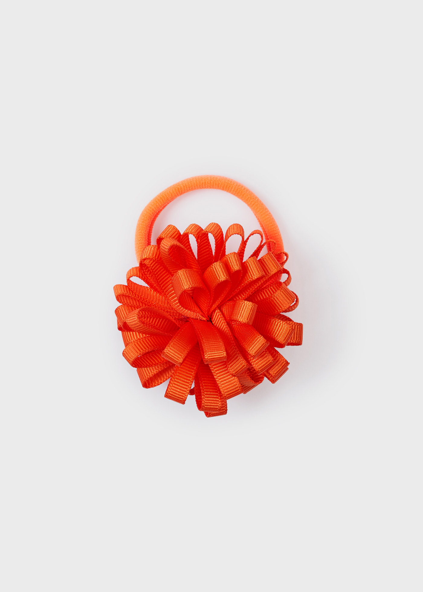 Elástico de cabelo com pompom para menina