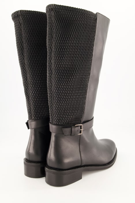 Lederstiefel, XL-Schaft, Weite H