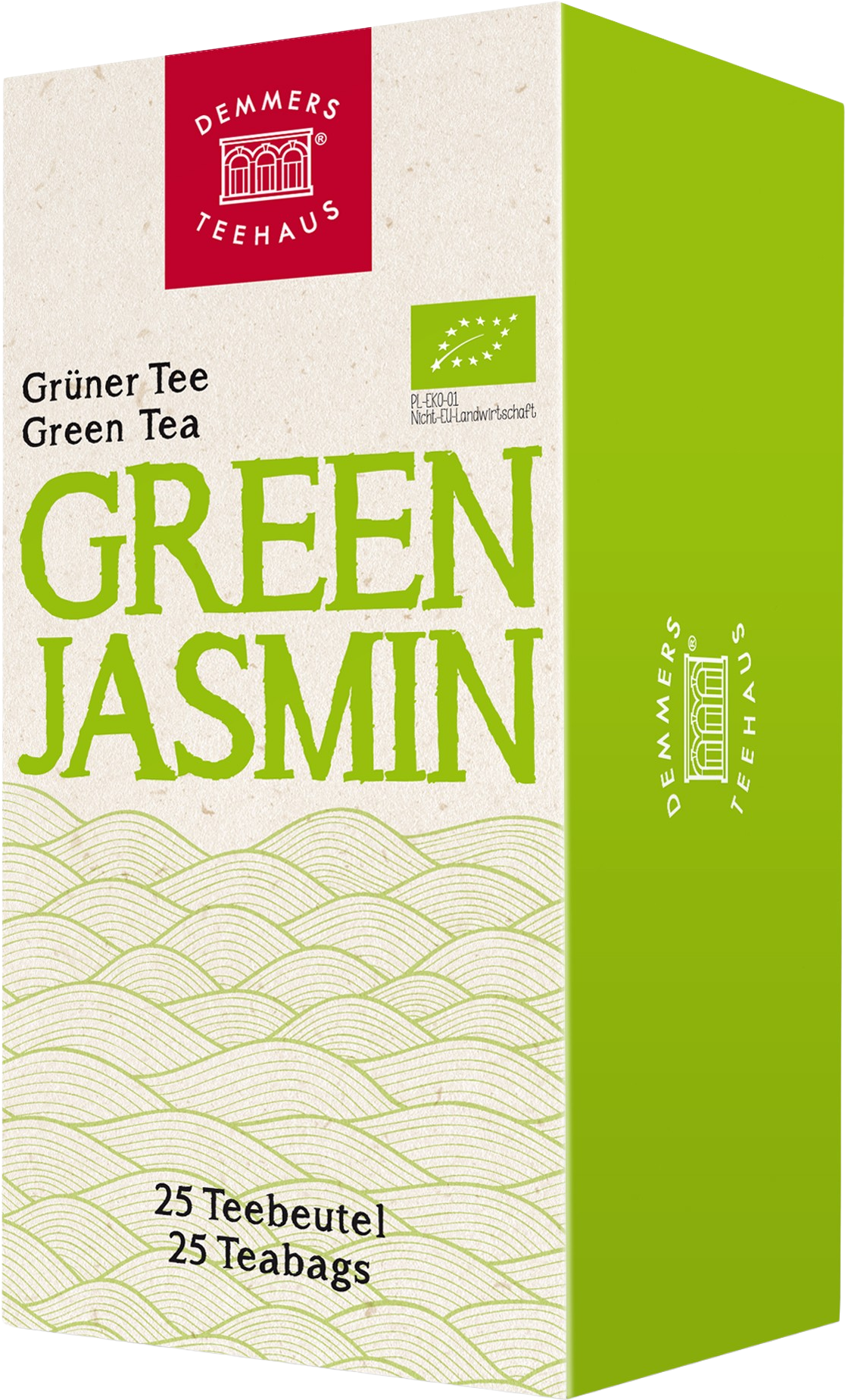 DEMMERS TEEHAUS  Quick-T Bio Grüntee Green Jasmin, 43,75 g