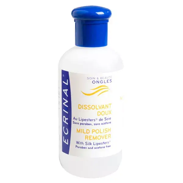 Removedor de Esmalte Suave Ecrinal com Lipesters de Seda 125ml