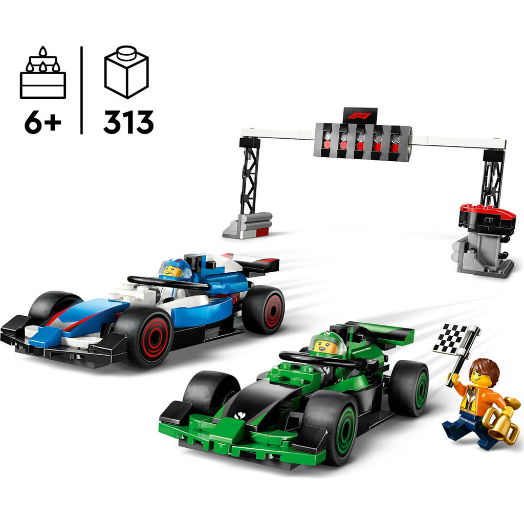 Grelha Com Carros Vcarb E Sauber Lego