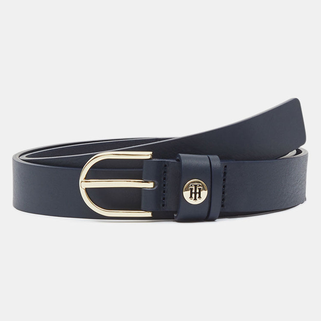 Tommy Hilfiger Ceinture en Cuir Classic bleu marine