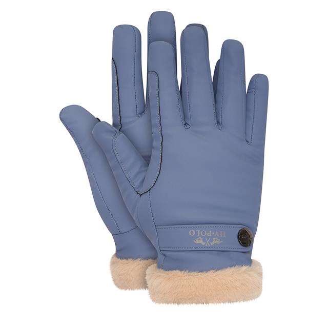 Paardrijhandschoenen HV POLO HVPGarnet Lichtblauw