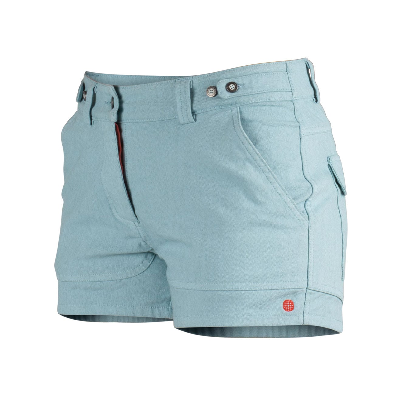 Amundsen Sports 4incher Oslo Shorts, Dame<br>Superkomfortabel med en solbleket denim-look!