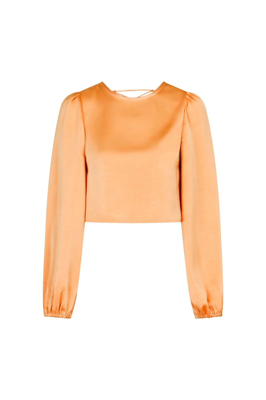 Neo Noir Aura Heavy Sateen Blouse orange