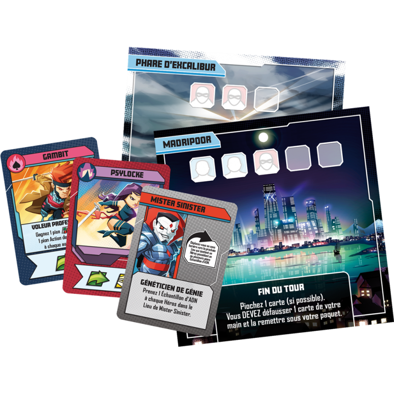 Marvel United - X-Men - Équipe Bleue (extension)