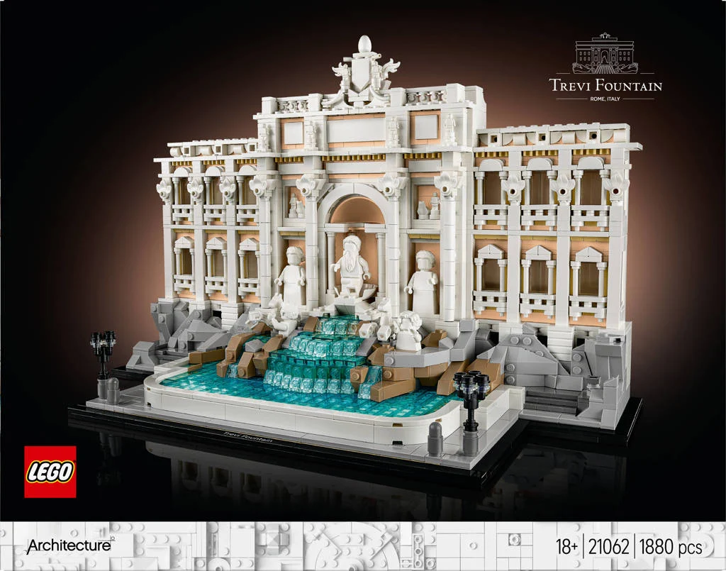 Trevifontein model, Italiaanse bezienswaardigheid, souvenir uit Rome 21062