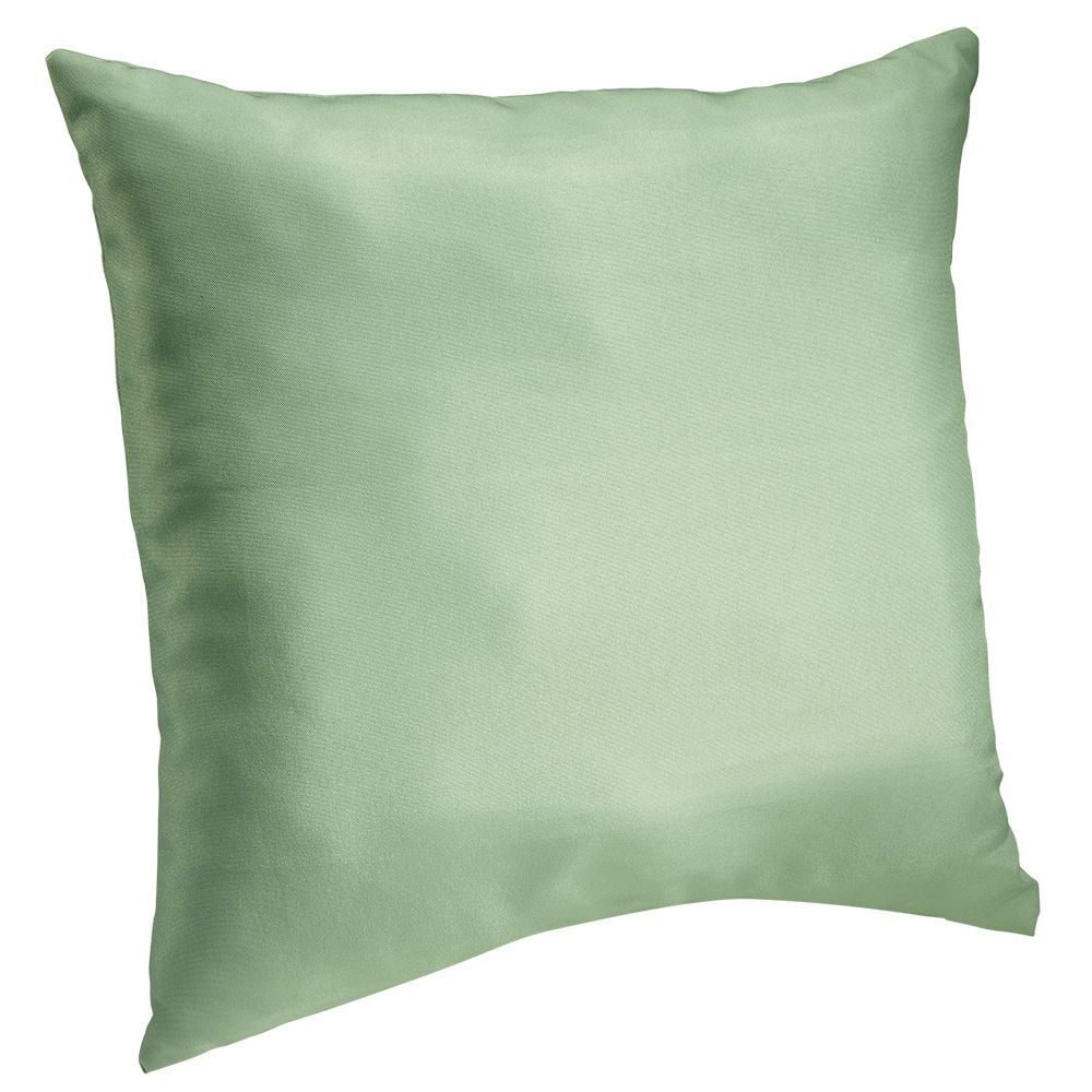 Coussin d'extérieur déperlant uni vert 40x40cm