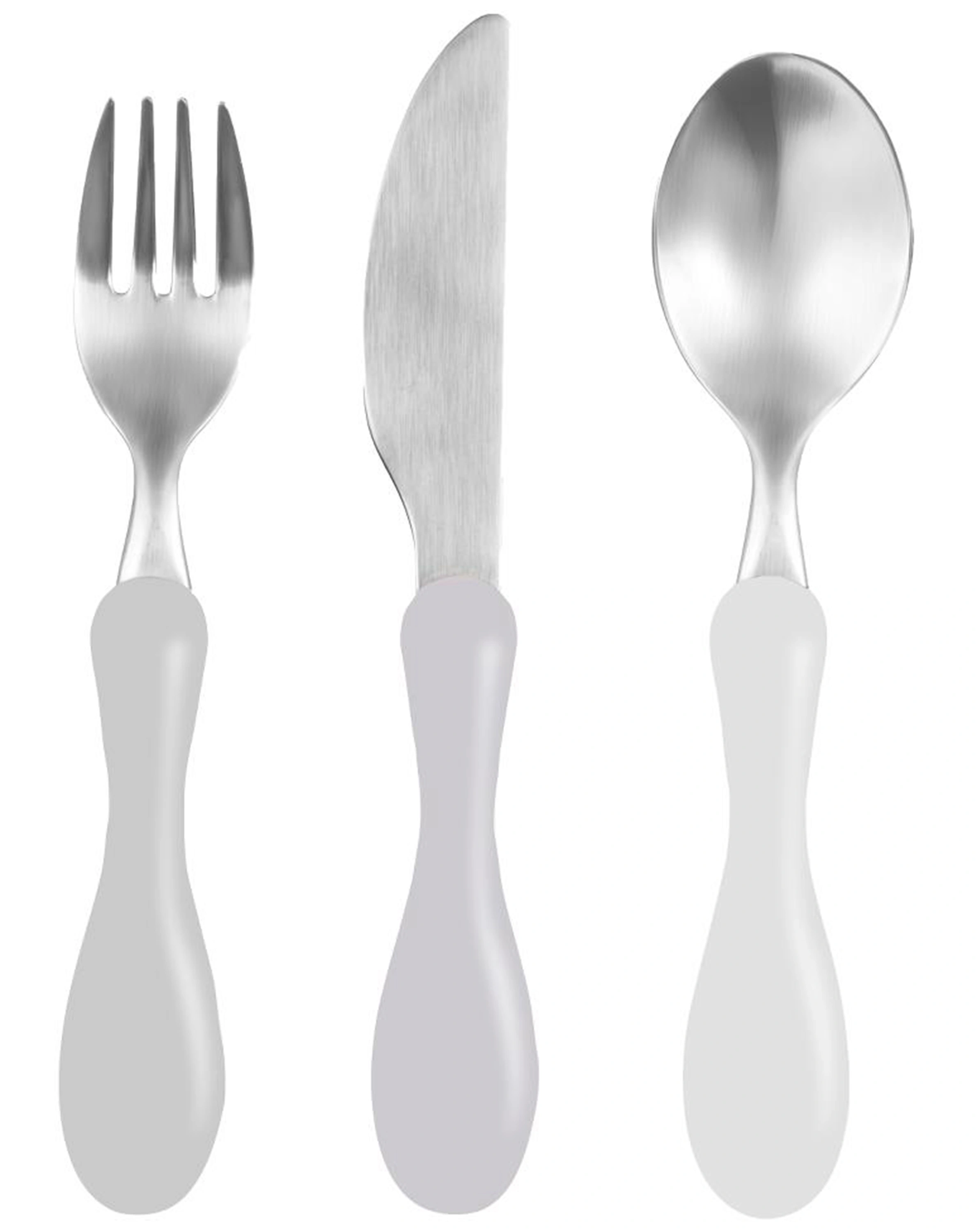 Kinderbesteck-Set LITTLE 3er-Set in moonlight beige