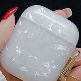 Capritz - Shell Textured Charm AirPods / Pro oortelefoonhoesje