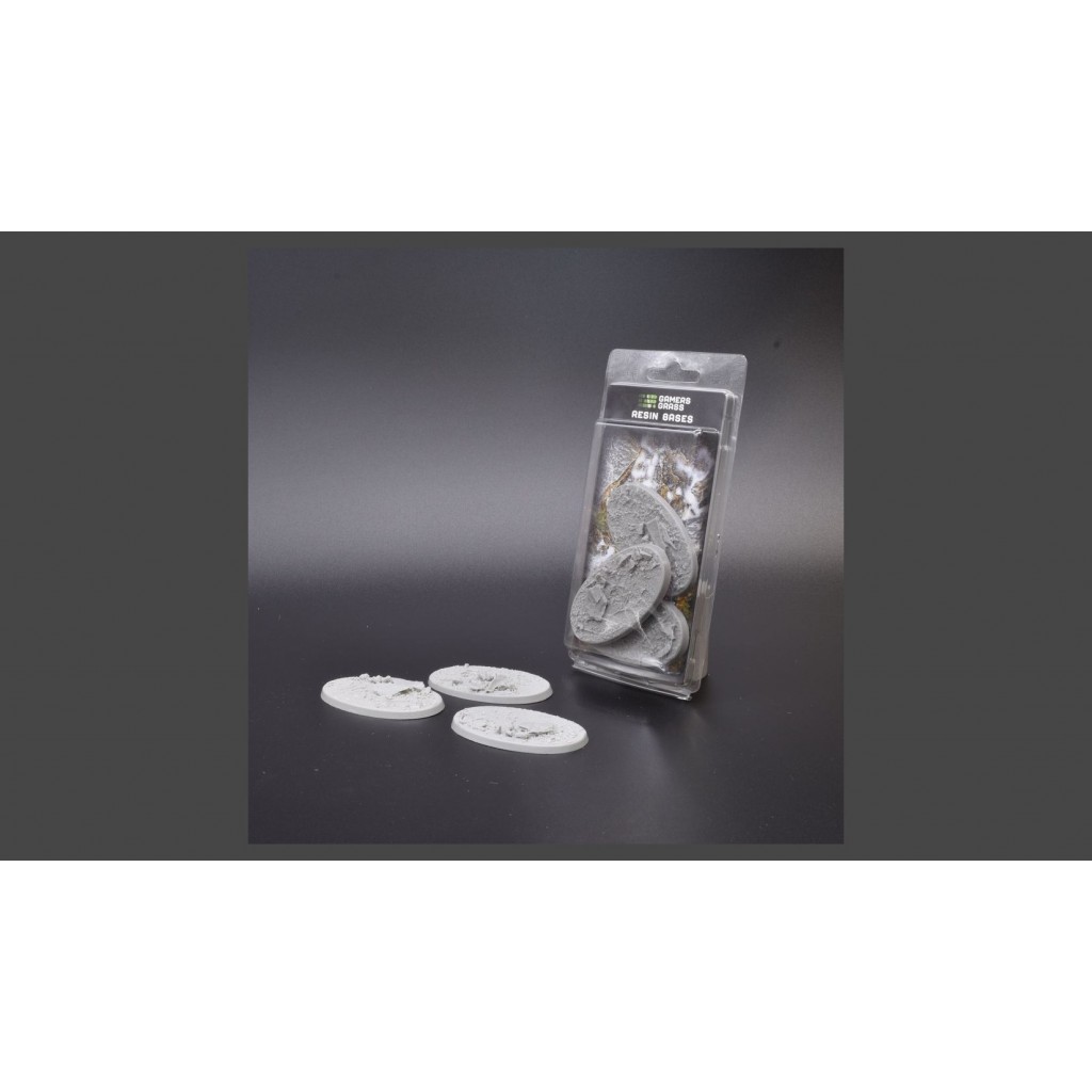 Rocky Fields Resin Bases, Oval 75mm (x3)