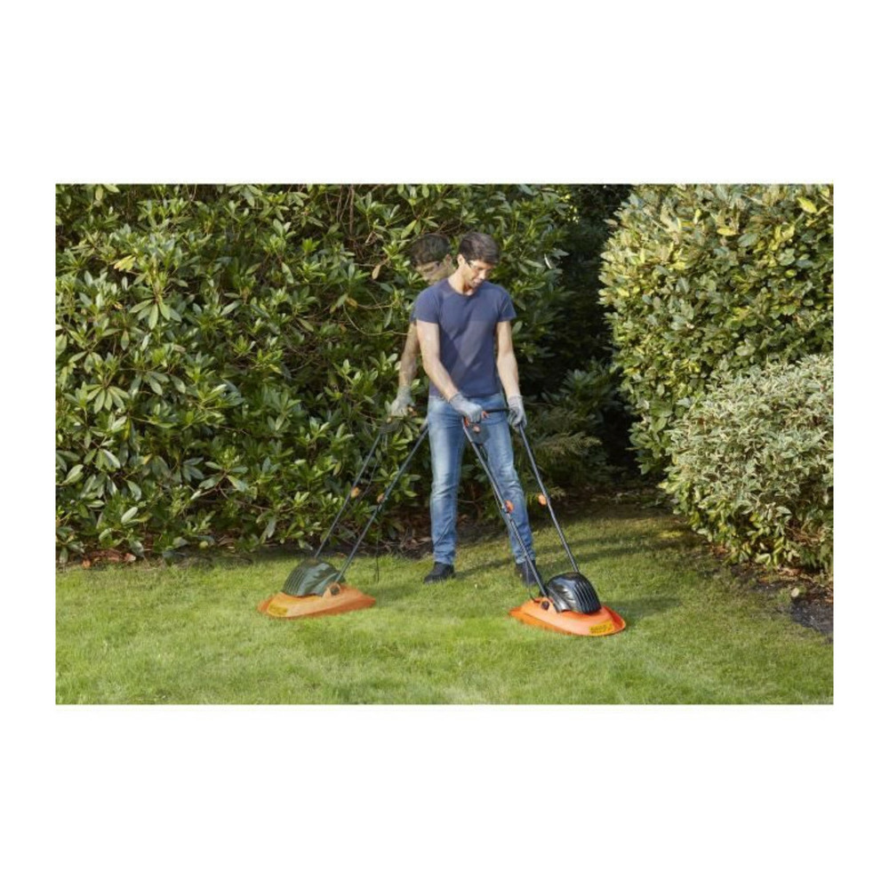 Tondeuse électrique sur coussin d'air black & decker bemwh551-qs - 1200 w - 30 cm - 6 lames