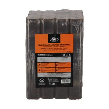 Fancy Flames Pinikay hout briketten 10kg 21,2 x 15,5 x 31,7cm