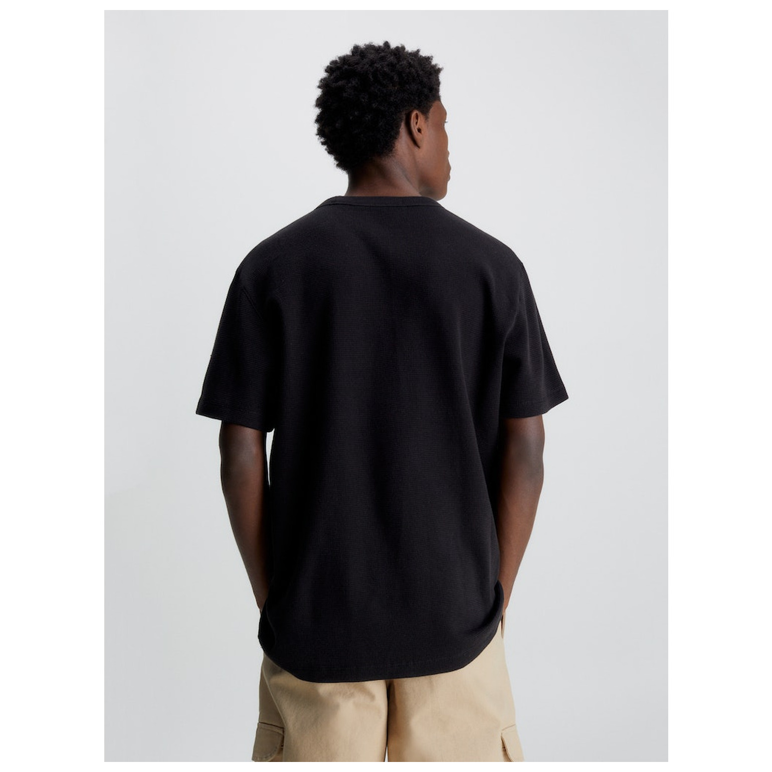 CK Jeans BADGE WAFFLE TEE