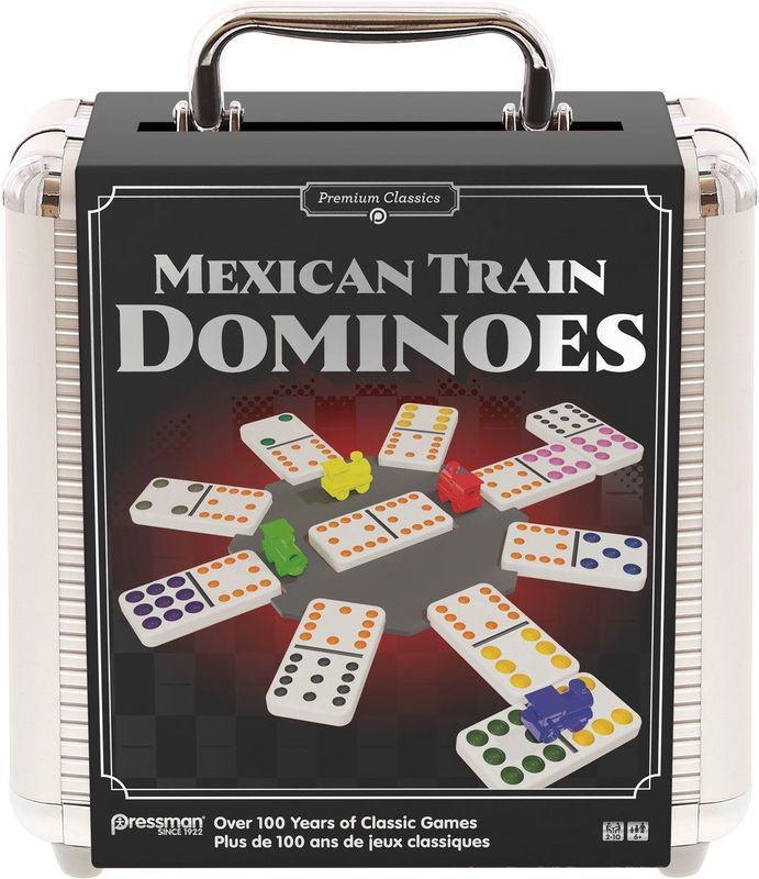 Pressman - Mexican Train Dominoes - Spel - Multikleur - 91 Stenen
