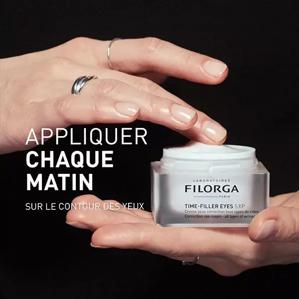 Creme para Contorno dos Olhos Antirrugas Filorga Time-Filler 5XP com Ácido Hialurônico 15ml