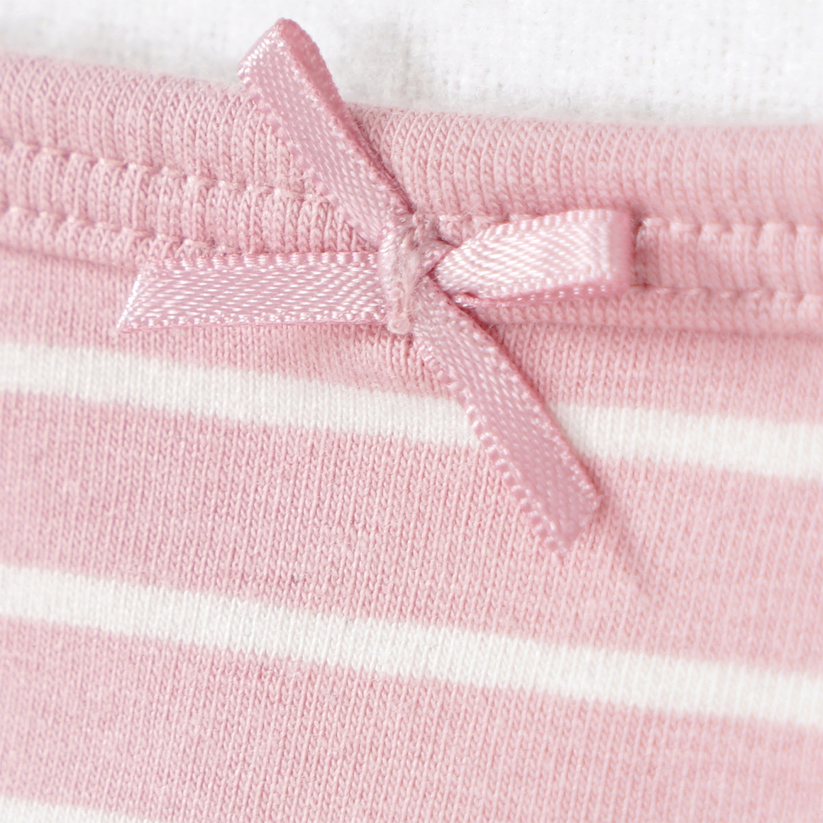 Famy 3 Mädchen Bustiers aus Bio-Baumwolle rosa / dunkelblau