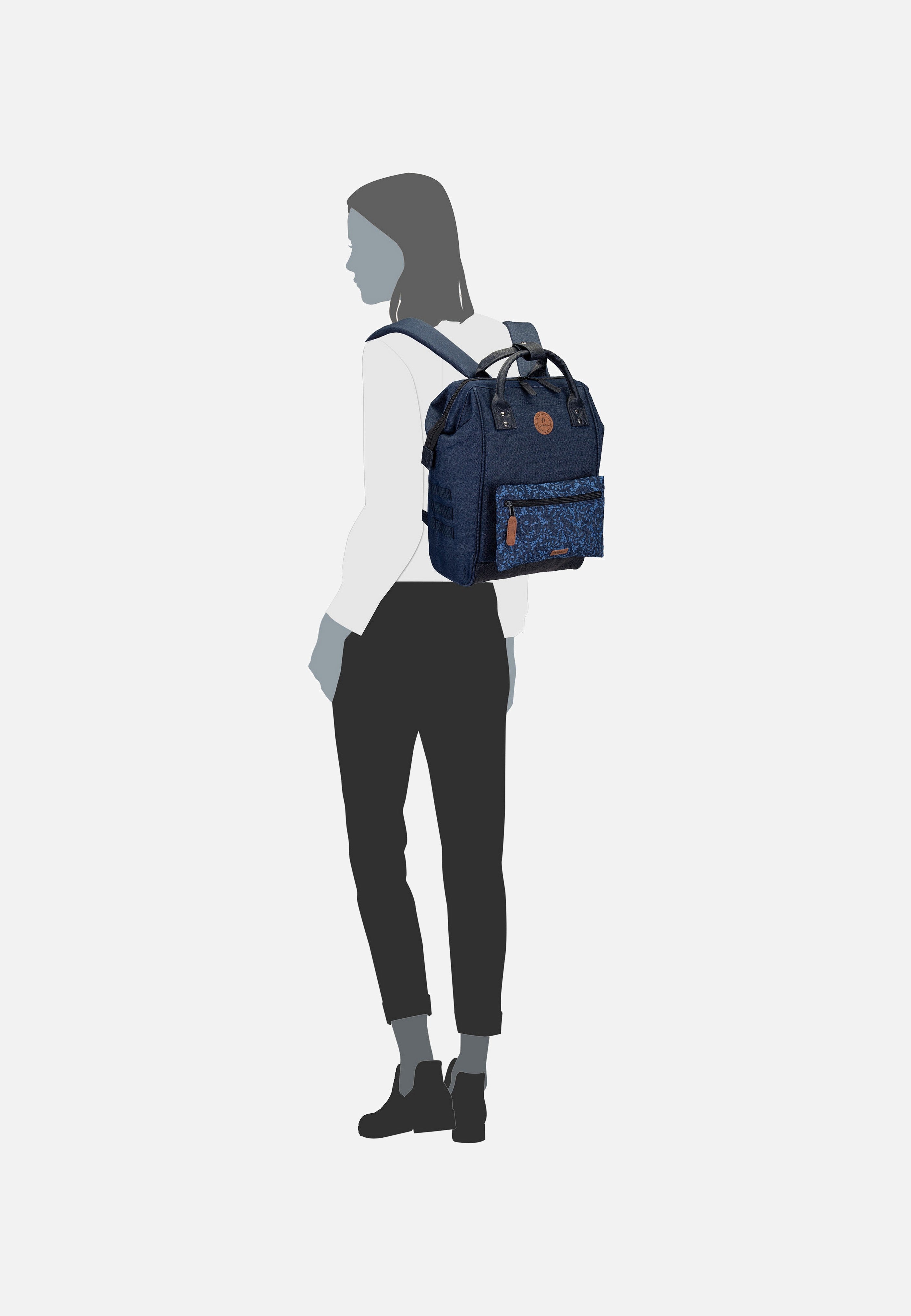 Adventurer Recycled Denim Medium Namur - Rucksack