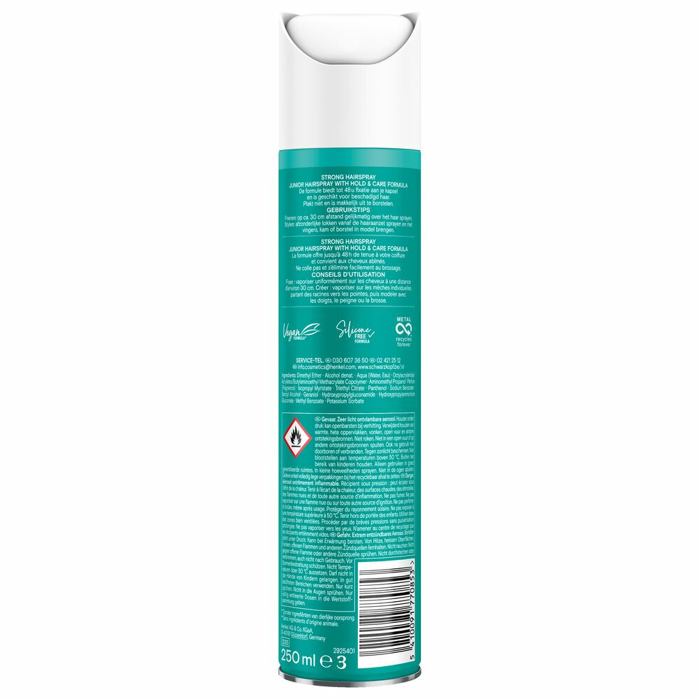 Taft Junior Hairspray Strong250 ml