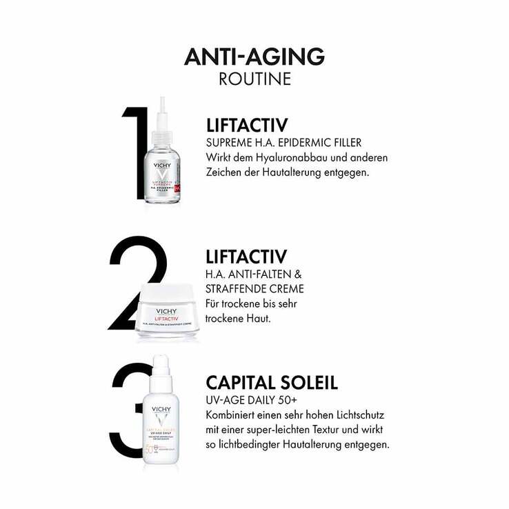 Vichy Liftactiv Supreme Tagespflege für trockene Haut, 50 ml