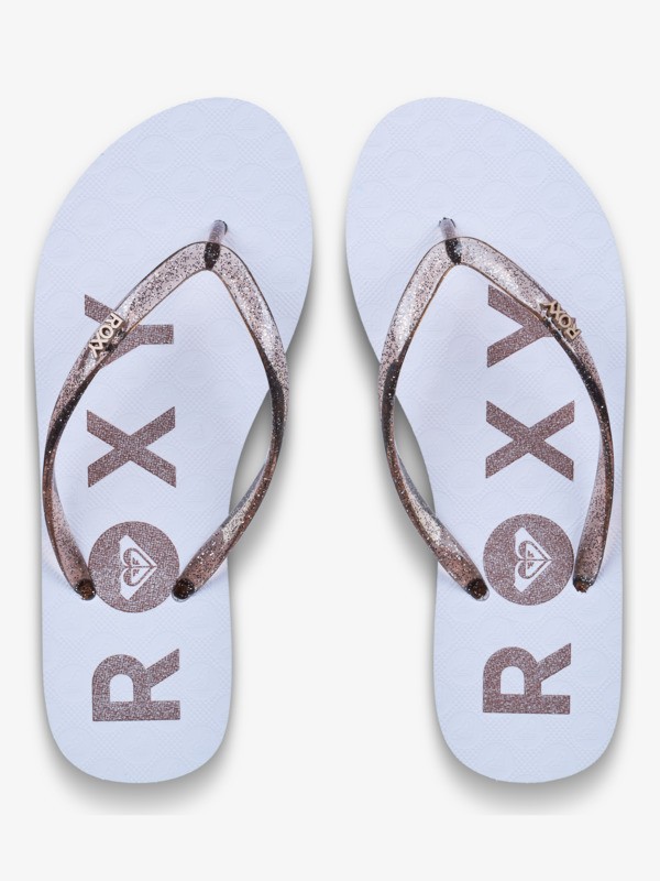 Viva Sparkle Tongs Blanc Femme