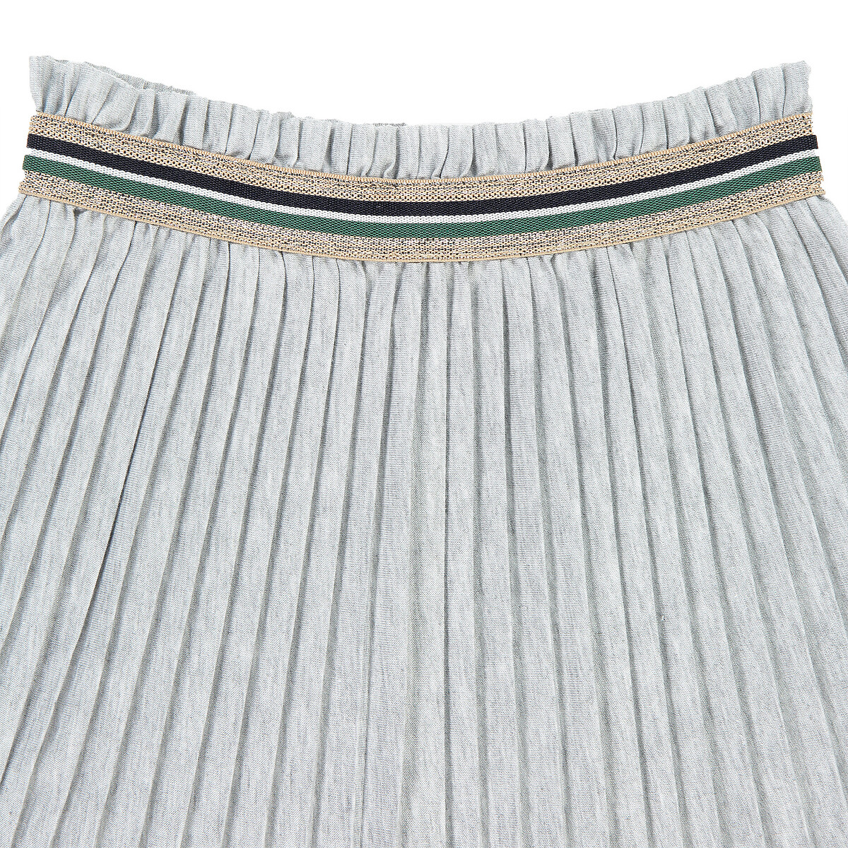 COLEÇÃO LA REDOUTE<br>Saia plissada com cintura elástica