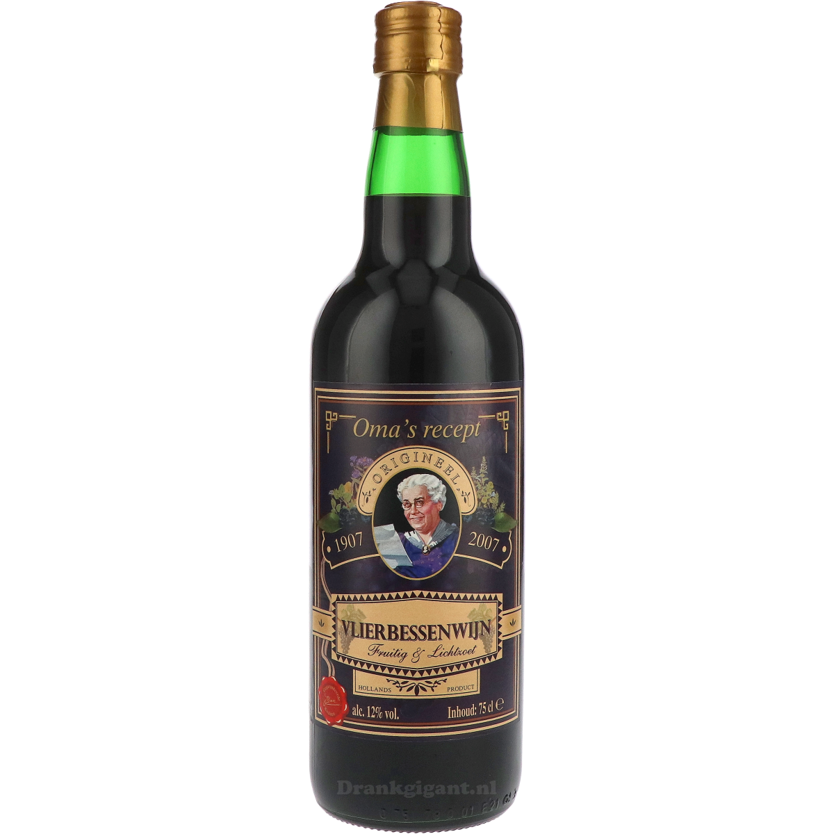 Oma's Recept Vlierbessenwijn 75 cl