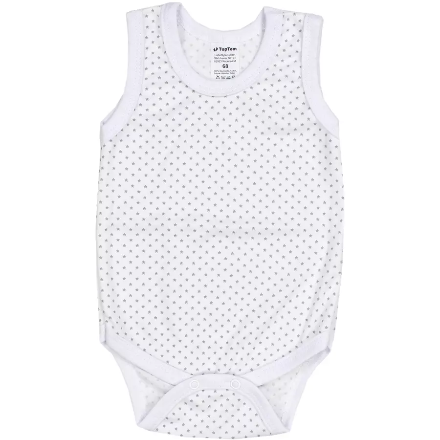 TupTam Baby Mädchen Achselbody 5er Pack rosaweiß