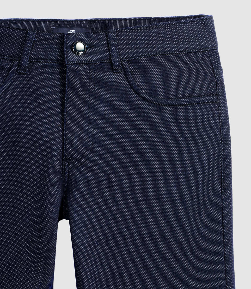 Pantalon armuré slim marine