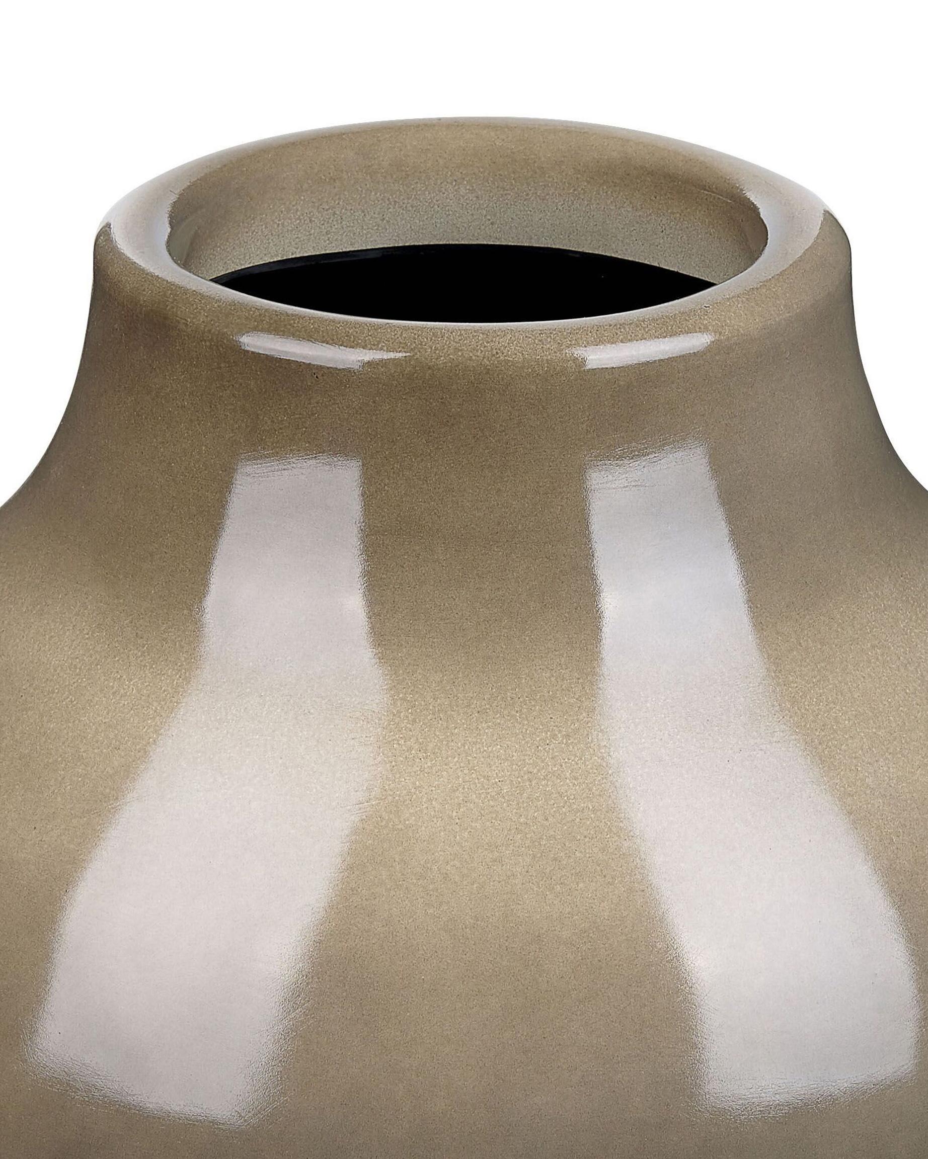 Bloemenvaas MAGAN Keramiek 31 cm Taupe