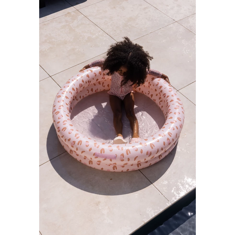 Swim Essentials Printed Children's Pool 100 cm Old Pink Leopard