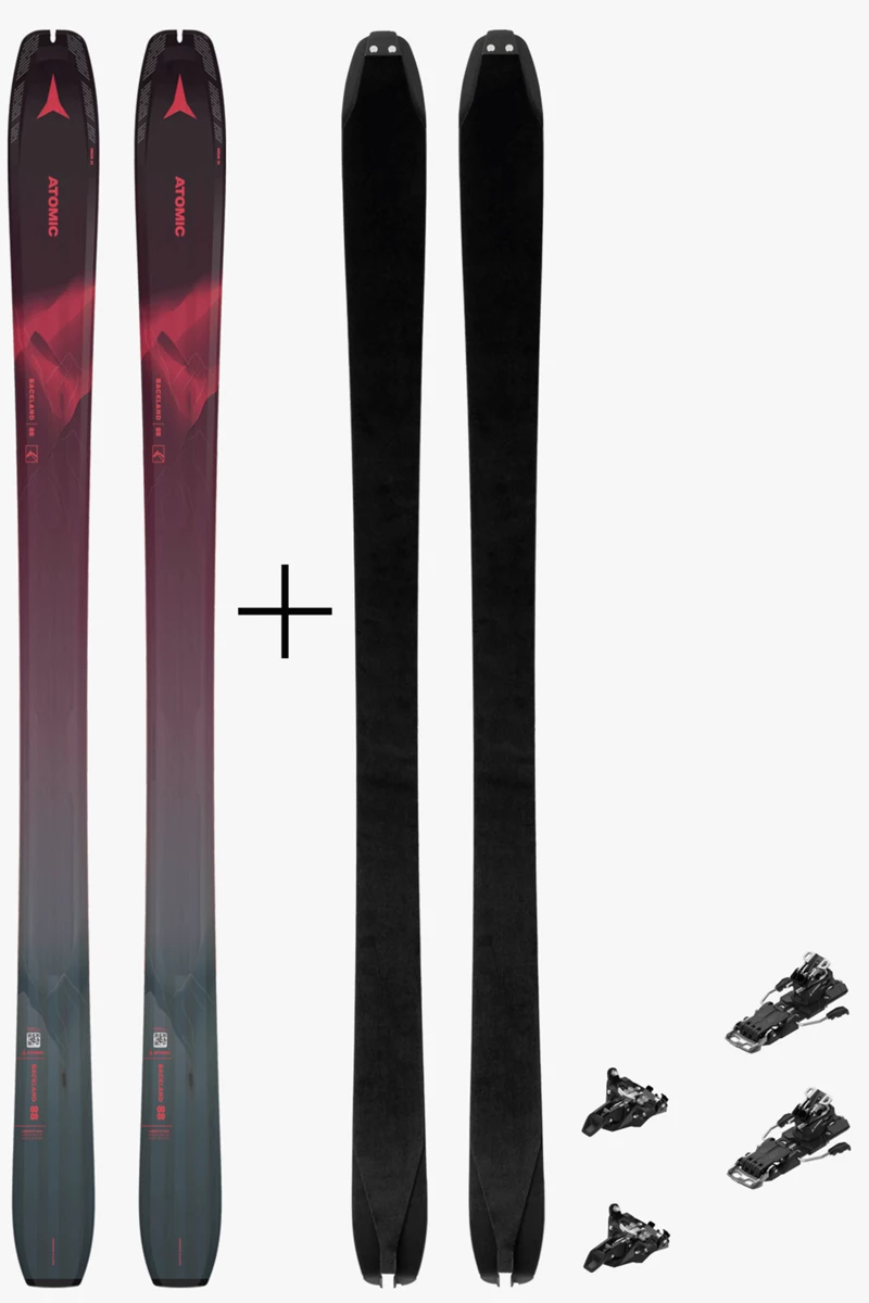 ATOMIC Backland 88 Damen Tourenski Set + Fell 2324