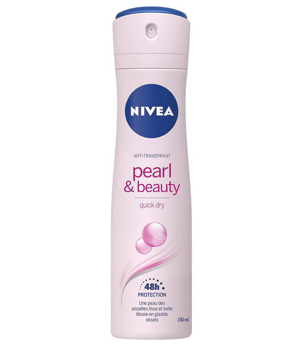 Pearl & Beauty deodorant spray - 6 x 150 ml - voordeelverpakking