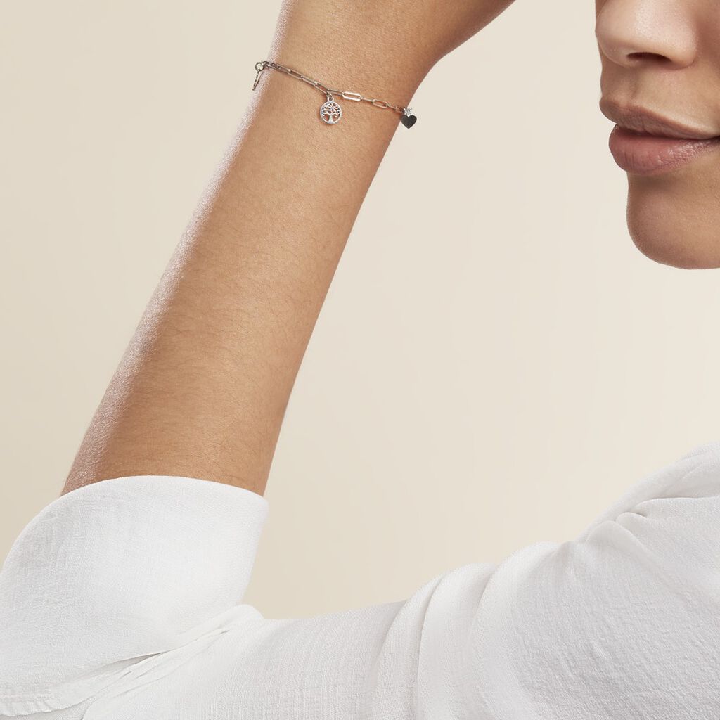 Bracelet Taola Argent Blanc