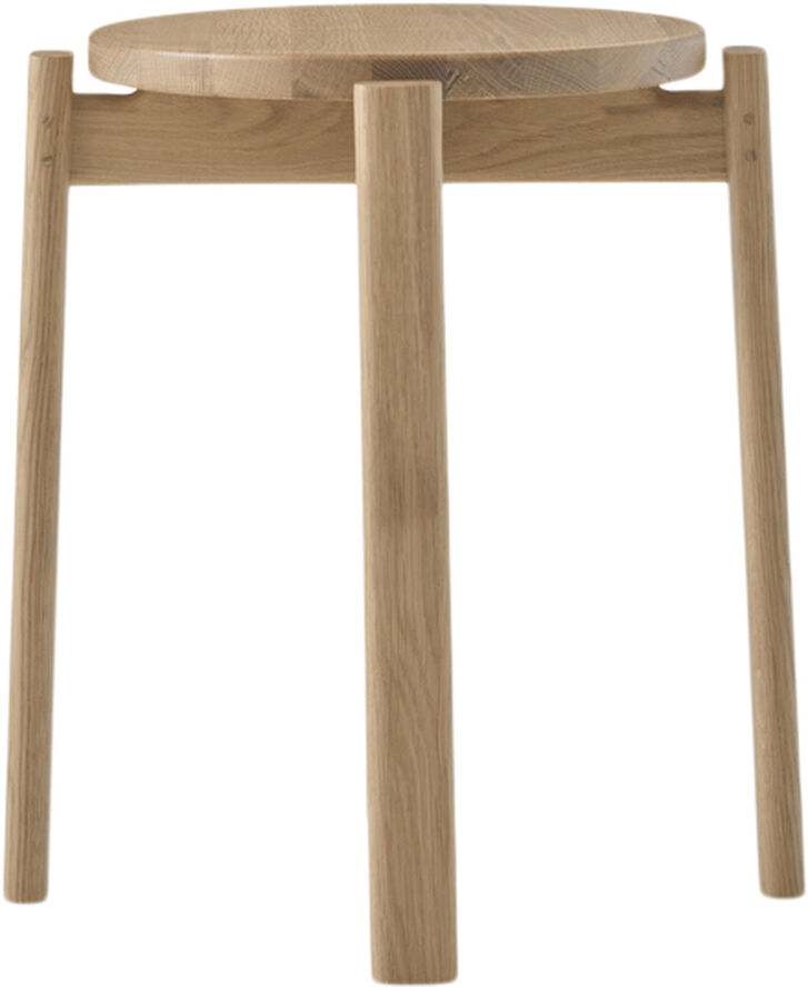 Audo Copenhagen Passage Stool, Natural Oak Brun