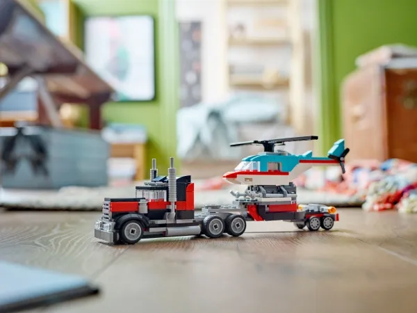 LEGO Creator 31146 Blokvogn med helikopter
