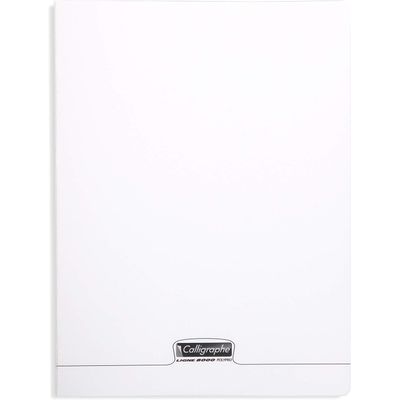 Calligraphe 8000 - Cahier de dessin polypro 24 x 32 cm - 96 pages - uni - transparent